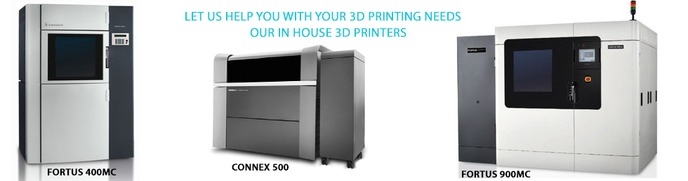 Heartland Agri-Vent - 3D Printers include 2 - Fortus 900mc, Fortus 400mc and a Connex 500